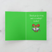 Lehrer-Feiertags-Karte Feiertagskarte (Innenseite)