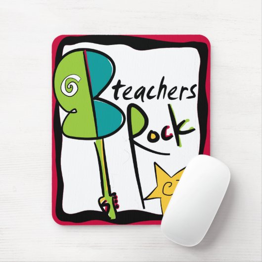 Lehrer-Felsen Mousepad (Mit Mouse)