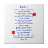 Lehrer Fliese (Vorderseite)