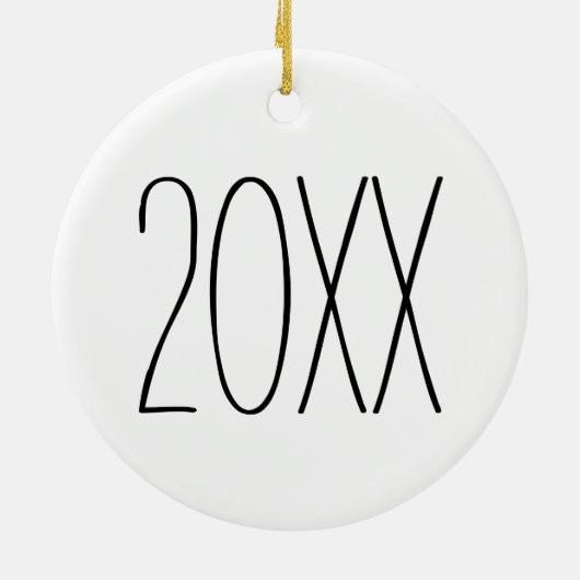 Lehrer Foto Jahr Ornament (Hinten)