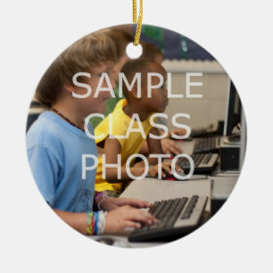 Lehrer-Foto-Jahr-Verzierung Keramik Ornament