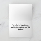 ***LEHRER*** FREUNDLICH IM OSTEN KARTE (Innenseite)