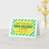 ***LEHRER*** FREUNDLICH IM OSTEN KARTE (Gelbe Blume)