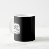 Lehrer Frieden Liebe Kindergarten-Team Kinder Kaffeetasse (Vorderseite Links)