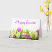 ***LEHRER*** FROHE OSTERN KARTE (Gelbe Blume)