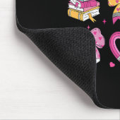 Lehrer Frohen Valentinstag Kokette Bleistift Kaffe Mousepad (Ecke)