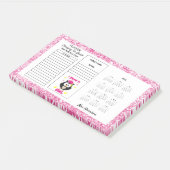 Lehrer Funny Owl Desk Kalender Memo Post-it Klebezettel (angewinkelt)