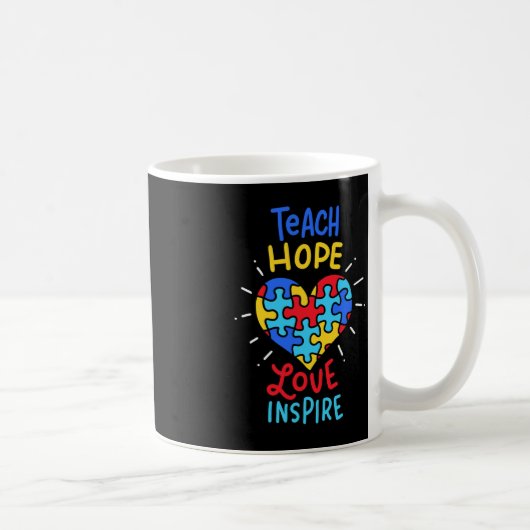 Lehrer für Autismus Kaffeetasse (Rechts)