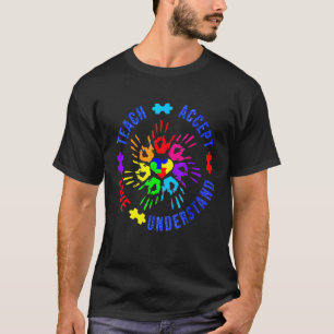 Lehrer für Autismus lernen Akzeptanz verstehen L T-Shirt