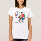 Lehrer für Autismus T-Shirt (Vorderseite)