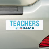 Lehrer für Barack Obama Autoaufkleber 2012 (Auf Auto)