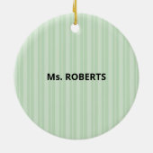 Lehrer für besondere Bedürfnisse Danke, Apple Keramik Ornament (Hinten)