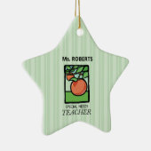 Lehrer für besondere Bedürfnisse Danke, Apple Keramik Ornament (Rechts)