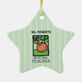 Lehrer für besondere Bedürfnisse Danke, Apple Keramik Ornament (Hinten)