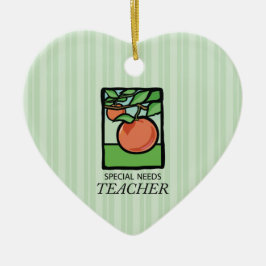 Lehrer für besondere Bedürfnisse Danke, Apple Keramik Ornament