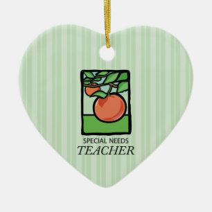 Lehrer für besondere Bedürfnisse Danke, Apple Keramik Ornament