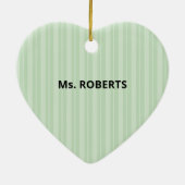 Lehrer für besondere Bedürfnisse Danke, Apple Keramik Ornament (Hinten)