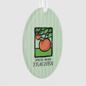 Lehrer für besondere Bedürfnisse Danke, Apple Ornament (Vorderseite)