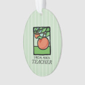 Lehrer für besondere Bedürfnisse Danke, Apple Ornament (Vorderseite)
