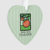 Lehrer für besondere Bedürfnisse Danke, Apple Ornament (Vorderseite)