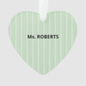 Lehrer für besondere Bedürfnisse Danke, Apple Ornament (Rückseite)