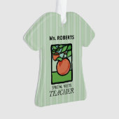 Lehrer für besondere Bedürfnisse Danke, Apple Ornament (Vorderseite)
