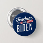 Lehrer für Biden 2024 Button (Vorne & Hinten)