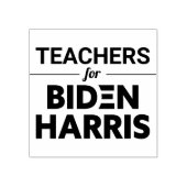 Lehrer für Biden Harris Custom Text Gummistempel (Prägung)