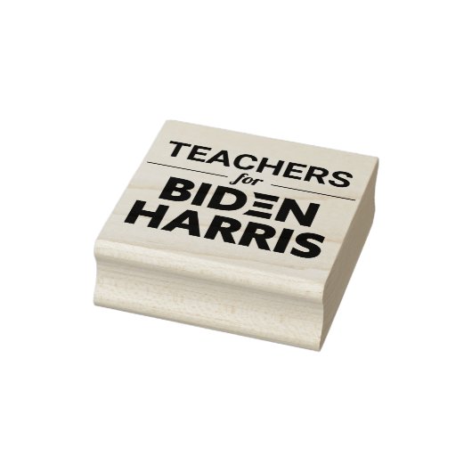Lehrer für Biden Harris Custom Text Gummistempel (Stempel)