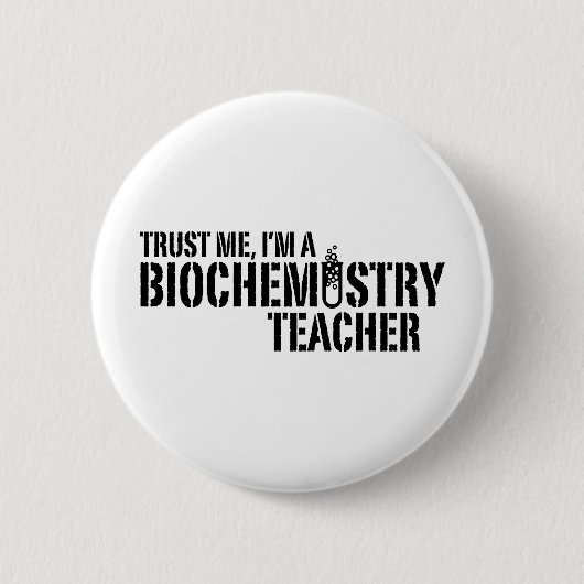 Lehrer für Biochemie Button (Vorderseite)
