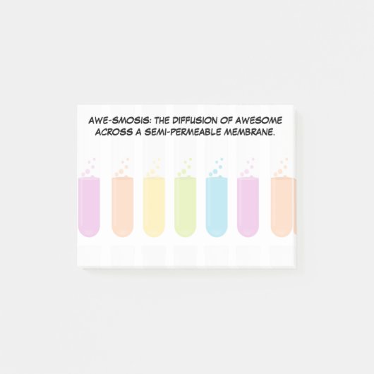 Lehrer für Biologie und Chemie: Wissenschaft ist P Post-it Klebezettel (Vorderseite)