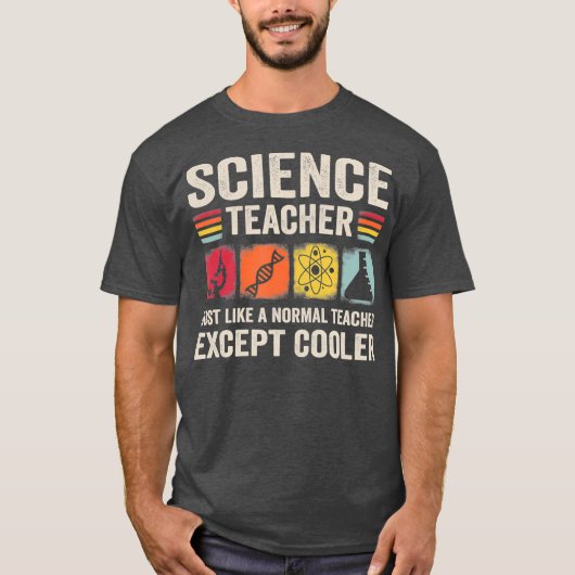 Lehrer für Chemie und Biologie T-Shirt (Vorderseite)