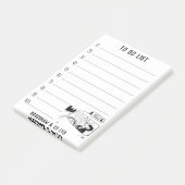 Lehrer für das Fahren in der Schule Post-it Klebezettel (angewinkelt)