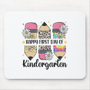 Lehrer für den ersten Tag im Kindergarten Leopard Mousepad