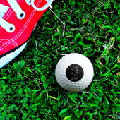 Lehrer für die Blume der ersten J-Monogramm-Aquare Golfball