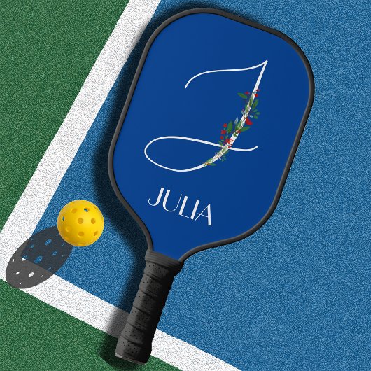 Lehrer für die Blume der ersten J-Monogramm-Aquare Pickleball Schläger