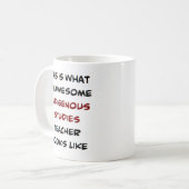 Lehrer für einheimische Studien, phantastisch Kaffeetasse (Vorderseite Links)