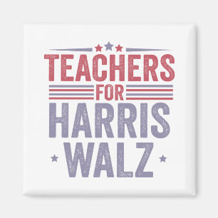 Lehrer für Harris Walz zurück zur Schulwahl Magnet