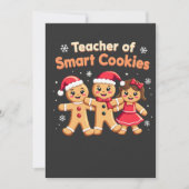 Lehrer für intelligente Cookies Unterrichten Weihn Save The Date (Vorderseite)