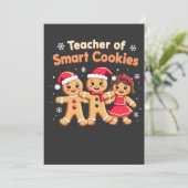 Lehrer für intelligente Cookies Unterrichten Weihn Save The Date (Stehend Vorderseite)