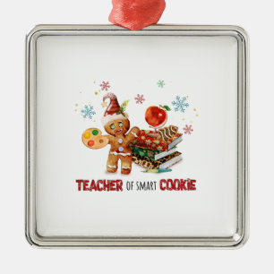 Lehrer für intelligentes Cookie Ornament Aus Metall