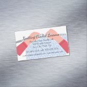 Lehrer für Knetkunde und Crochet Magnetische Visitenkarte (Beispiel)