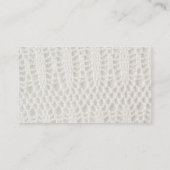 Lehrer für Knetkunde und Crochet-Unterricht Visitenkarte (Rückseite)