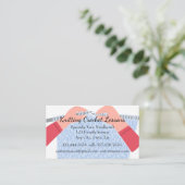 Lehrer für Knetkunde und Crochet-Unterricht Visitenkarte (Stehend Vorderseite)