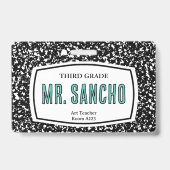 Lehrer für Komposition und Abzeichen Ausweis (Rückseite)