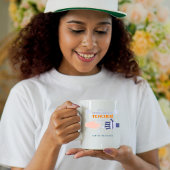 Lehrer für künstliche Intelligenz - Mann und Masch Kaffeetasse