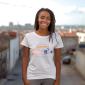 Lehrer für künstliche Intelligenz - Mann und Masch T-Shirt