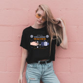 Lehrer für künstliche Intelligenz - Mann und Masch T-Shirt