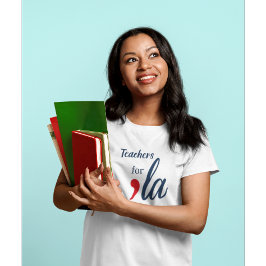 Lehrer für 'la Kamala Harris. Weiß T-Shirt