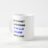 Lehrer für Lebenskompetenz, phantastisch Kaffeetasse (Vorderseite Links)